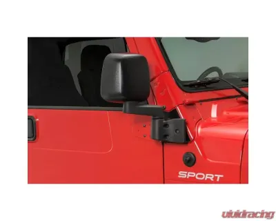 Quadratec Mirror Relocation Bracket Kit for Jeep Wrangler 1997-2006 - 13125 0201